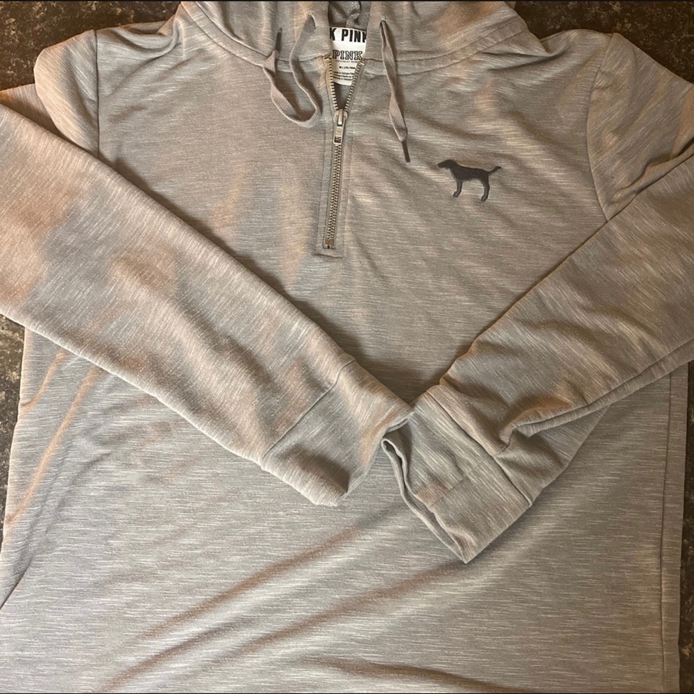 Pink Quarter Zip M